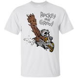 T-Shirts White / Small Rocket and Groot T-Shirt