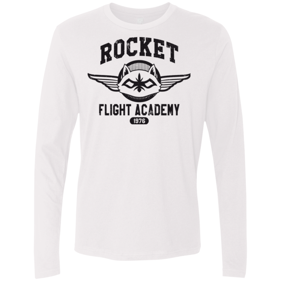 T-Shirts White / Small Rocket Flight Academy Men's Premium Long Sleeve