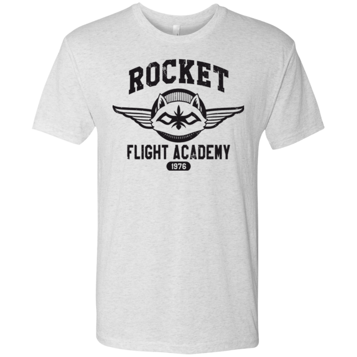 T-Shirts Heather White / Small Rocket Flight Academy Men's Triblend T-Shirt