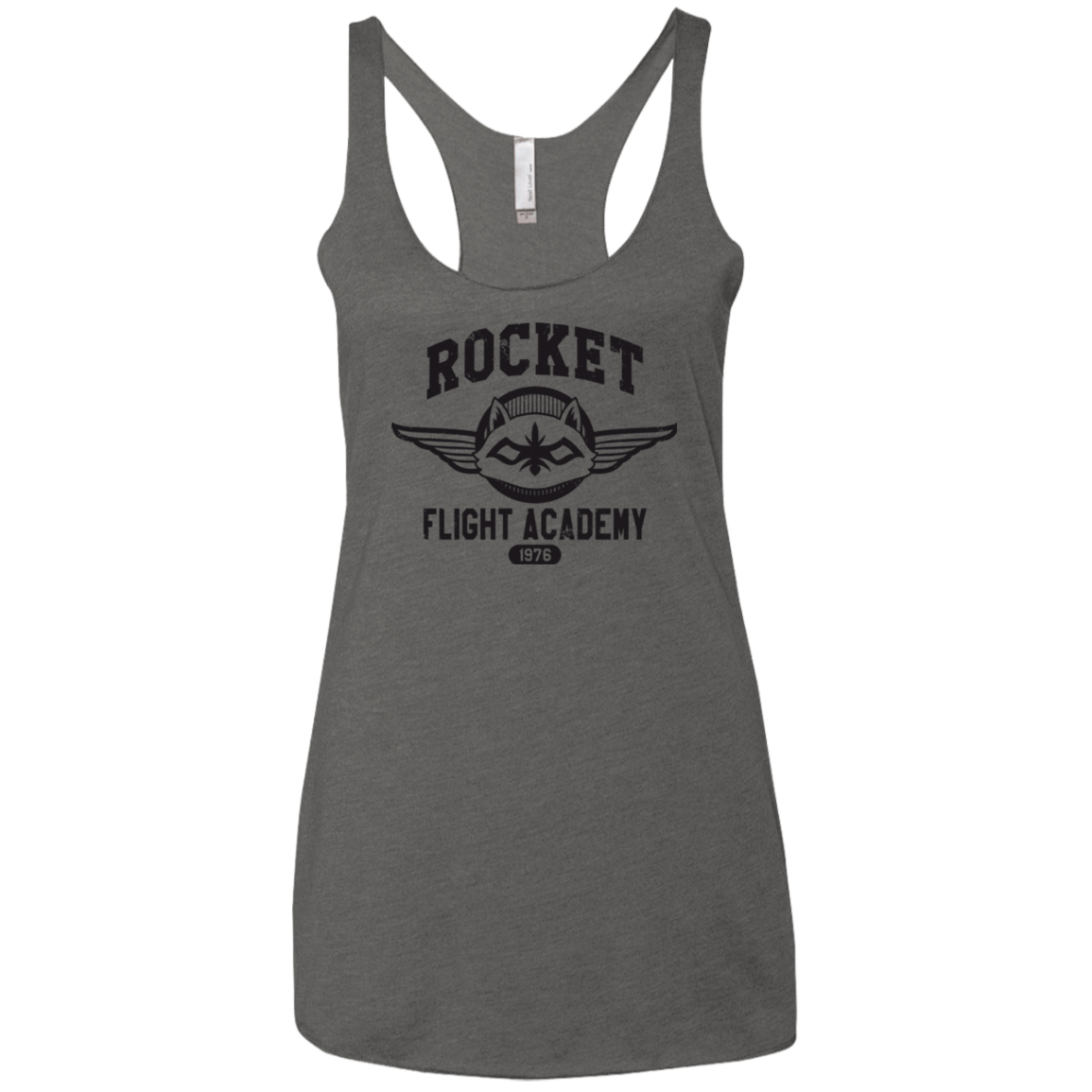 T-Shirts Premium Heather / X-Small Rocket Flight Academy Women's Triblend Racerback Tank