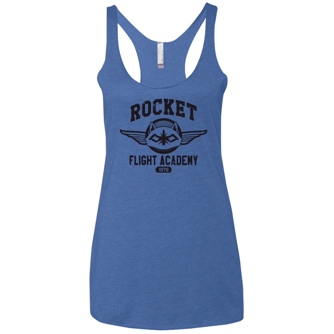 T-Shirts Vintage Royal / X-Small Rocket Flight Academy Women's Triblend Racerback Tank