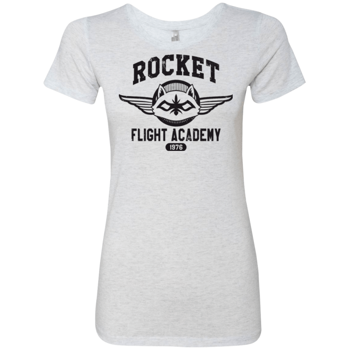T-Shirts Heather White / Small Rocket Flight Academy Women's Triblend T-Shirt