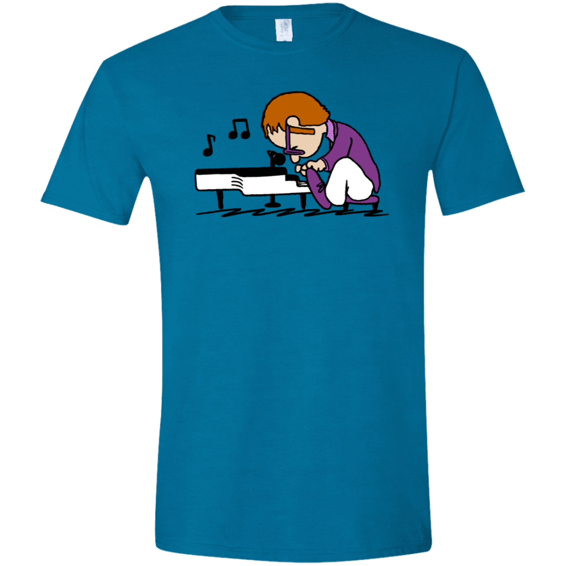 T-Shirts Antique Sapphire / S Rocket Kid Men's Semi-Fitted Softstyle