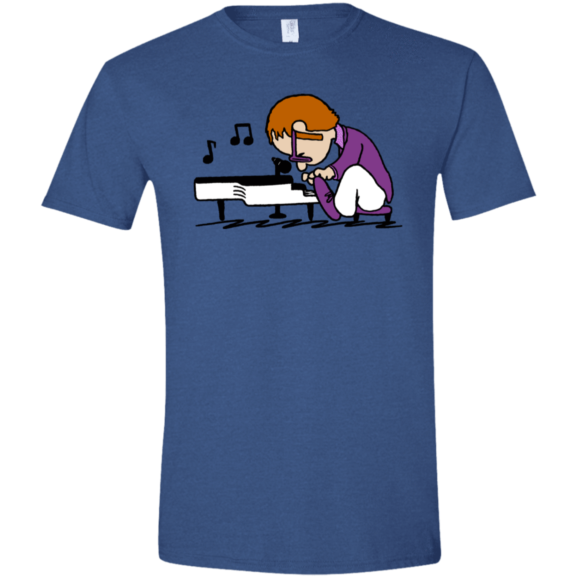 T-Shirts Heather Royal / X-Small Rocket Kid Men's Semi-Fitted Softstyle