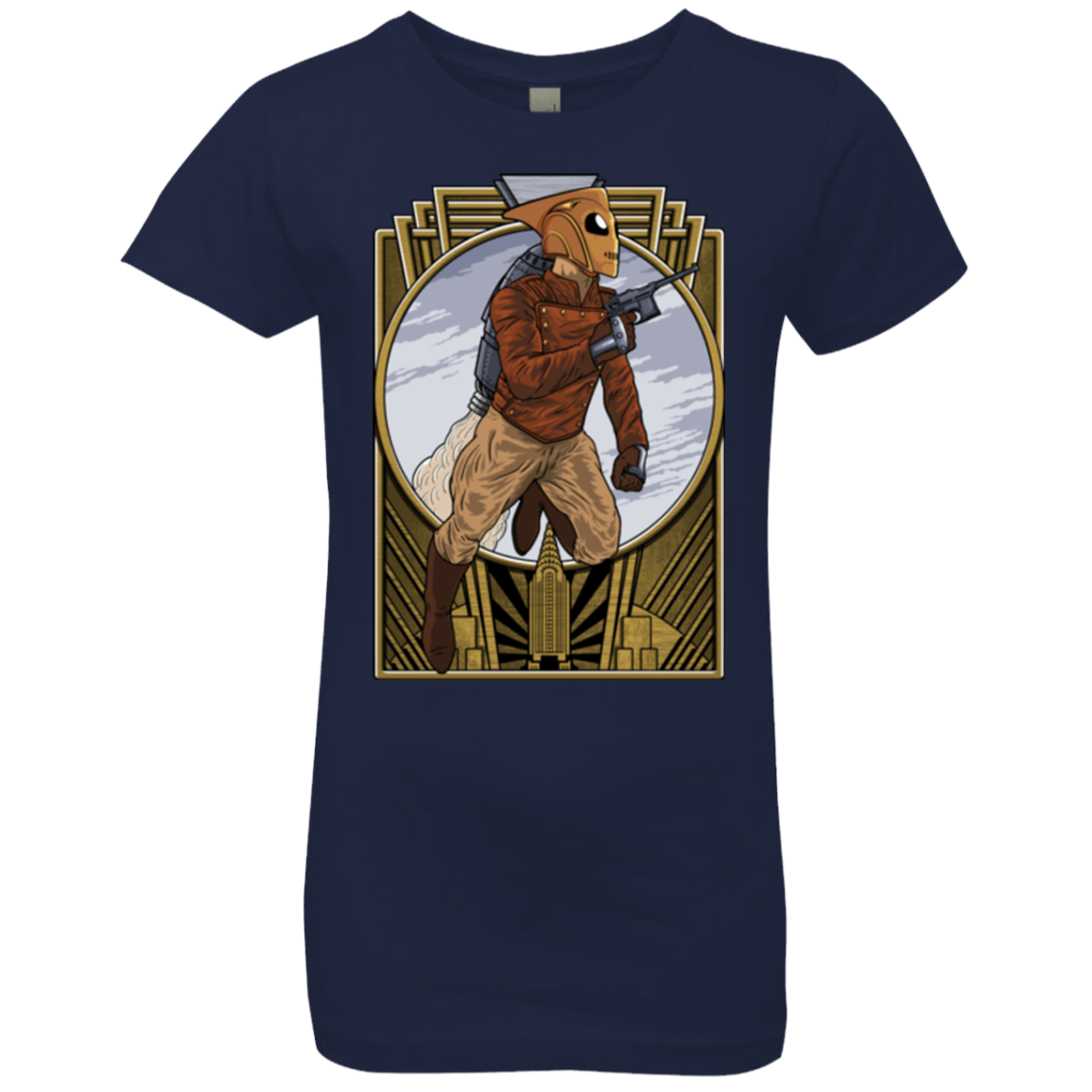 T-Shirts Midnight Navy / YXS Rocket Man Girls Premium T-Shirt