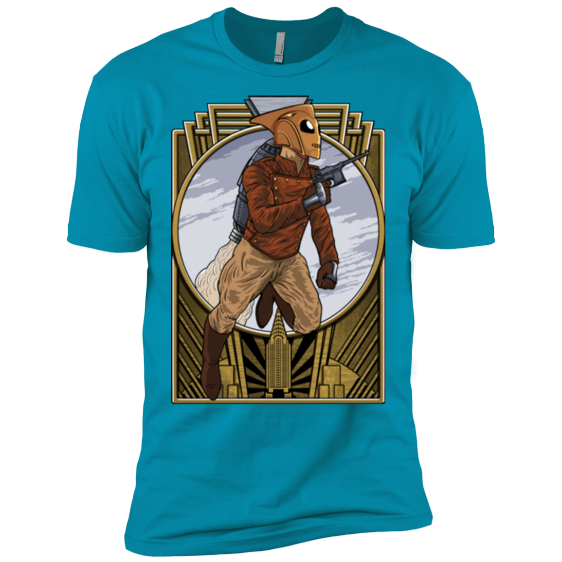 T-Shirts Turquoise / X-Small Rocket Man Men's Premium T-Shirt