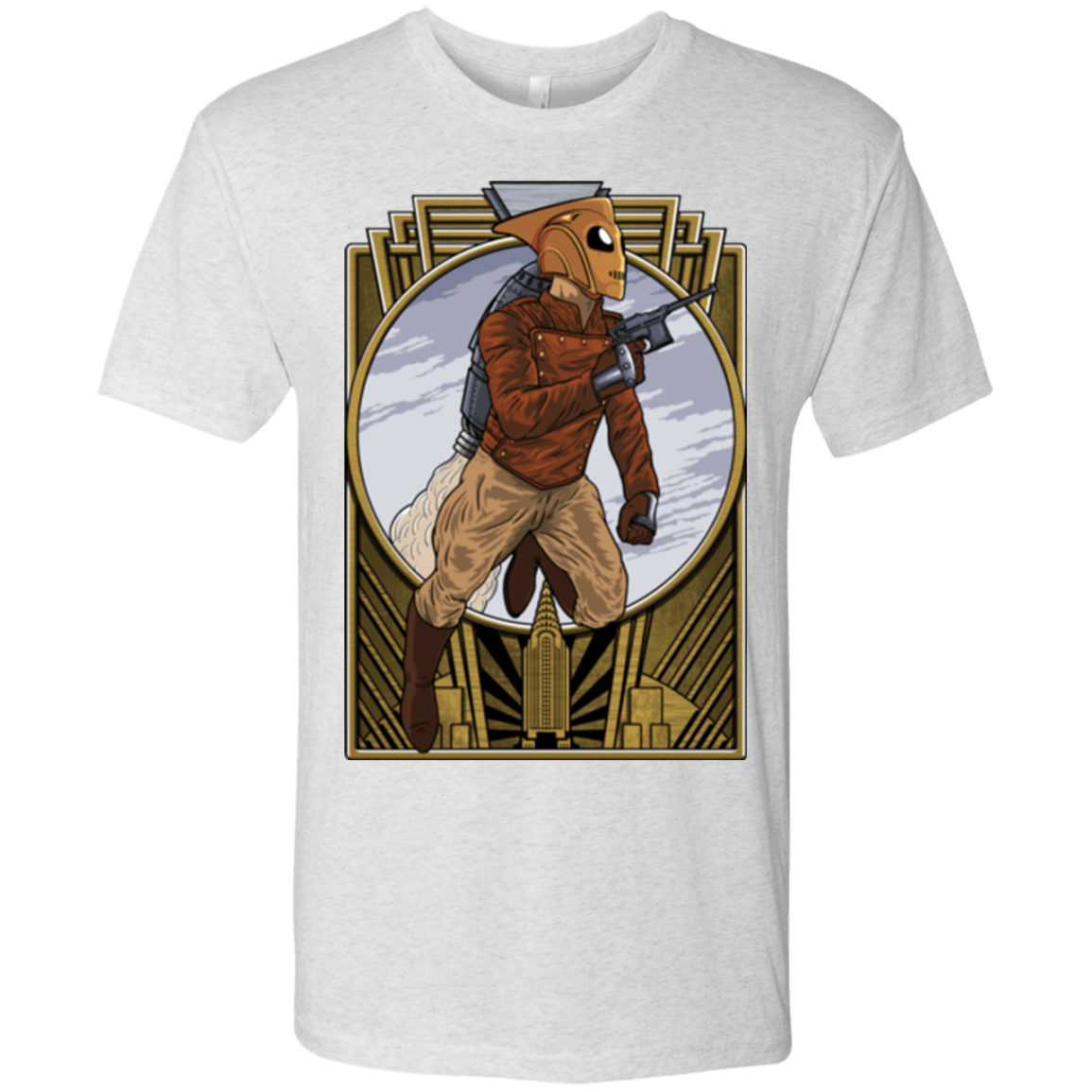 T-Shirts Heather White / Small Rocket Man Men's Triblend T-Shirt