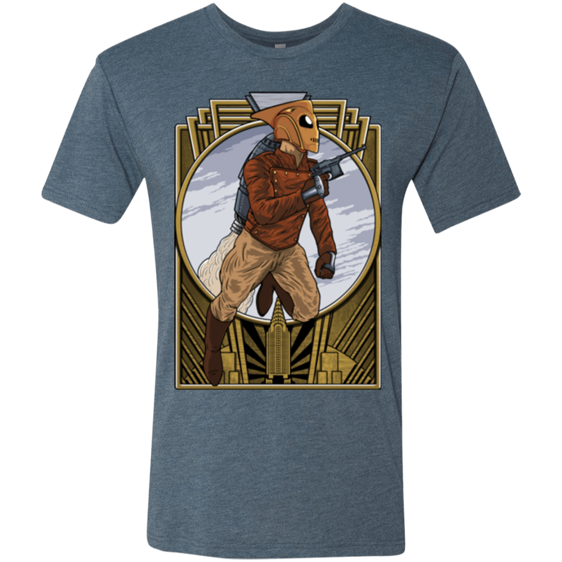 T-Shirts Indigo / Small Rocket Man Men's Triblend T-Shirt