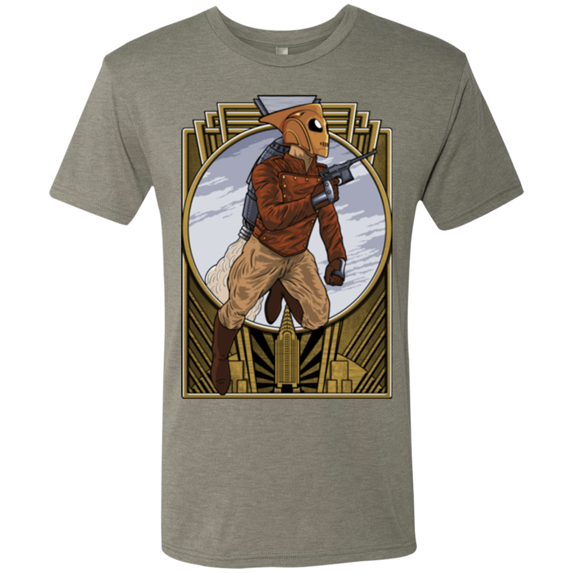 T-Shirts Venetian Grey / Small Rocket Man Men's Triblend T-Shirt