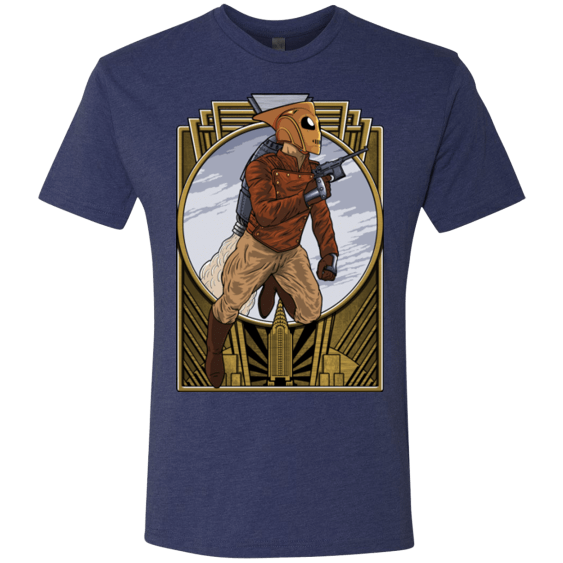 T-Shirts Vintage Navy / Small Rocket Man Men's Triblend T-Shirt