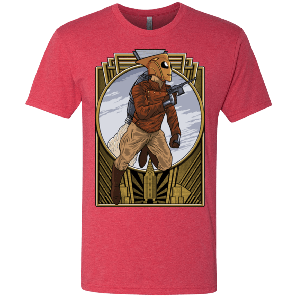 T-Shirts Vintage Red / Small Rocket Man Men's Triblend T-Shirt