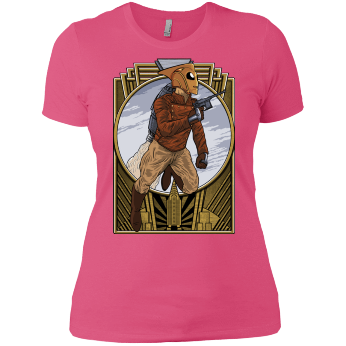 T-Shirts Hot Pink / X-Small Rocket Man Women's Premium T-Shirt