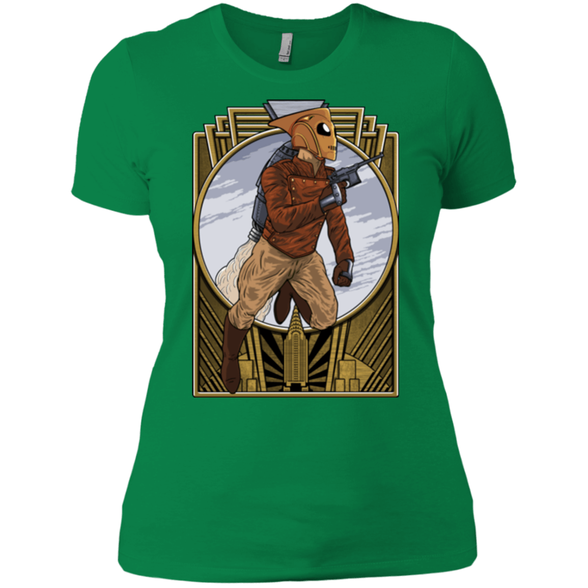 T-Shirts Kelly Green / X-Small Rocket Man Women's Premium T-Shirt