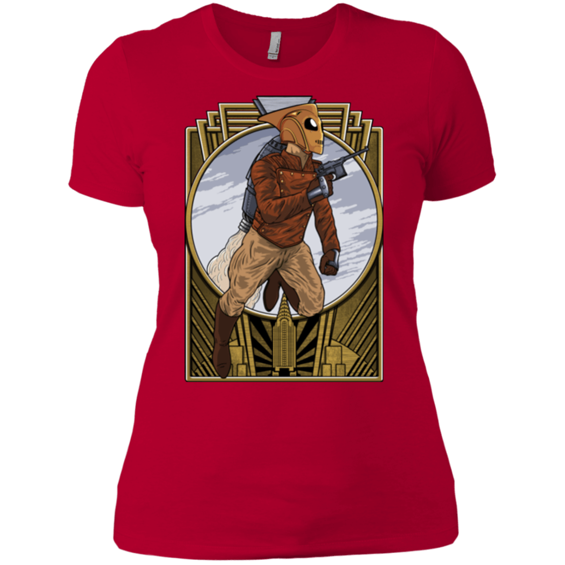 T-Shirts Red / X-Small Rocket Man Women's Premium T-Shirt