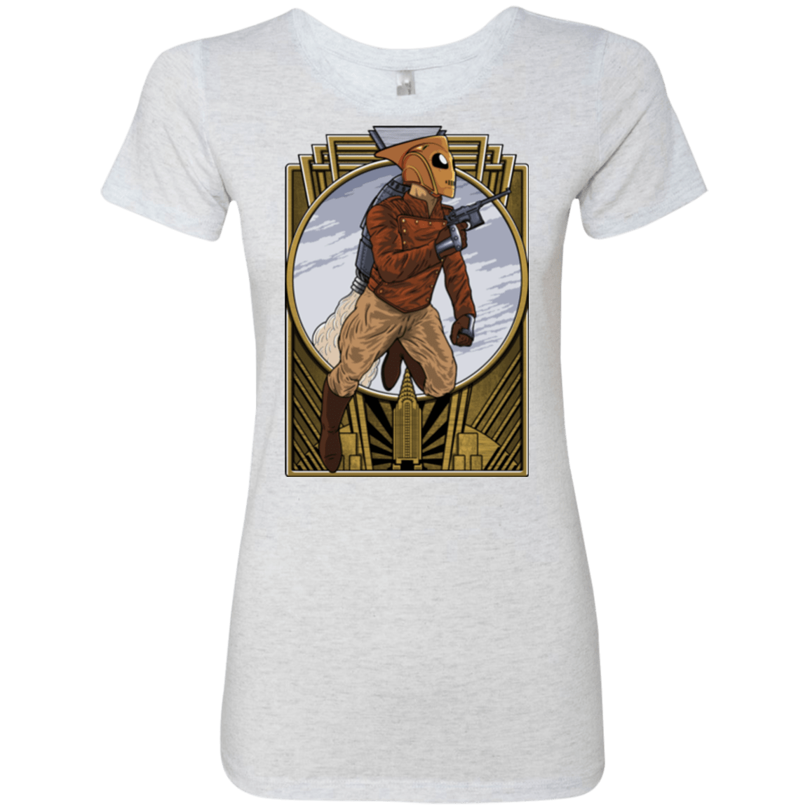 T-Shirts Heather White / Small Rocket Man Women's Triblend T-Shirt