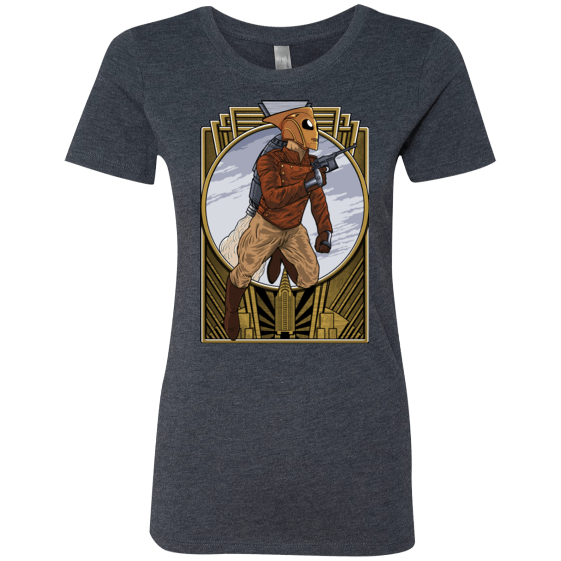 T-Shirts Vintage Navy / Small Rocket Man Women's Triblend T-Shirt