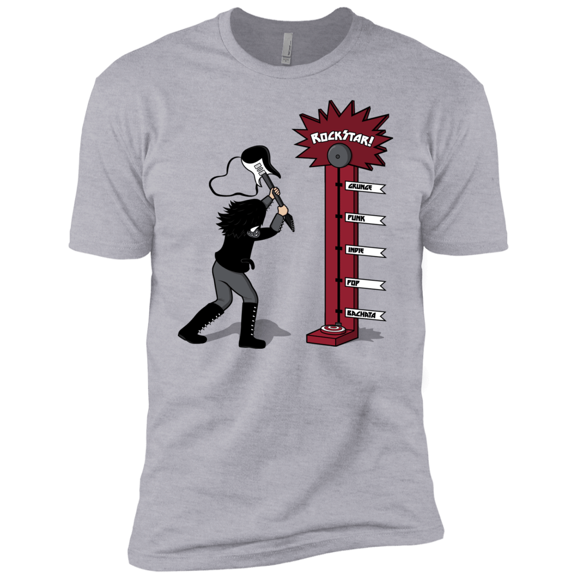 T-Shirts Heather Grey / YXS Rockstar Boys Premium T-Shirt