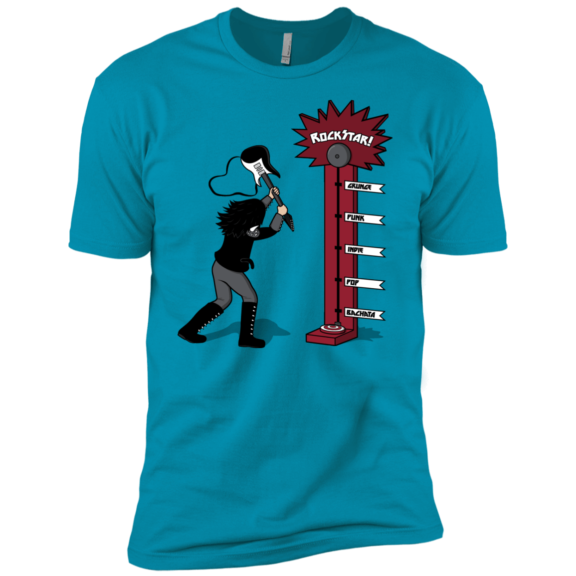 T-Shirts Turquoise / YXS Rockstar Boys Premium T-Shirt