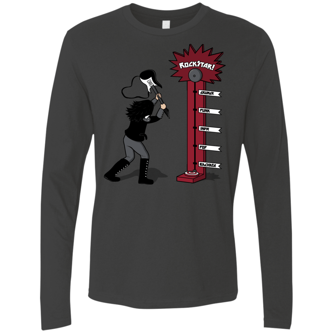 T-Shirts Heavy Metal / S Rockstar Men's Premium Long Sleeve