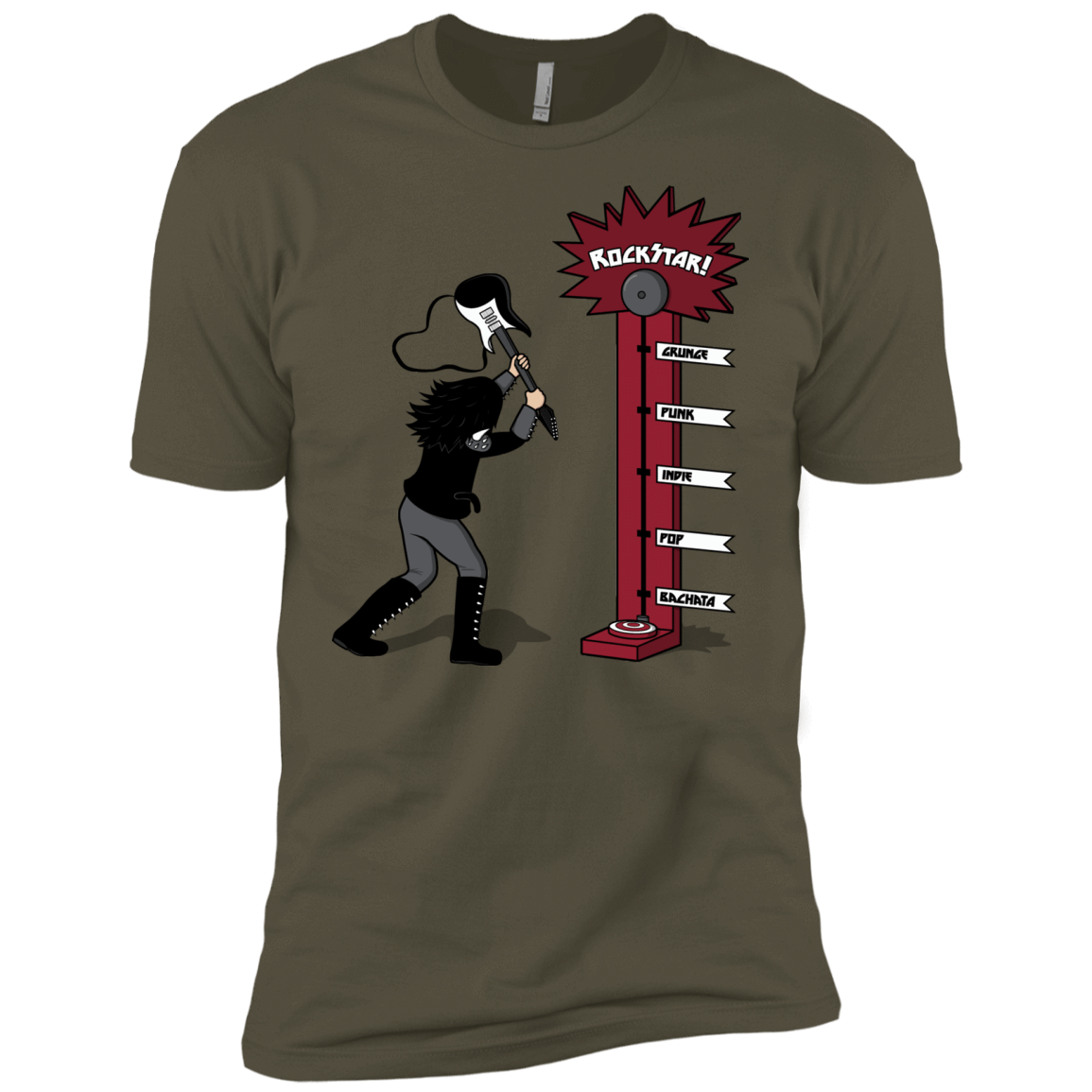 T-Shirts Military Green / X-Small Rockstar Men's Premium T-Shirt