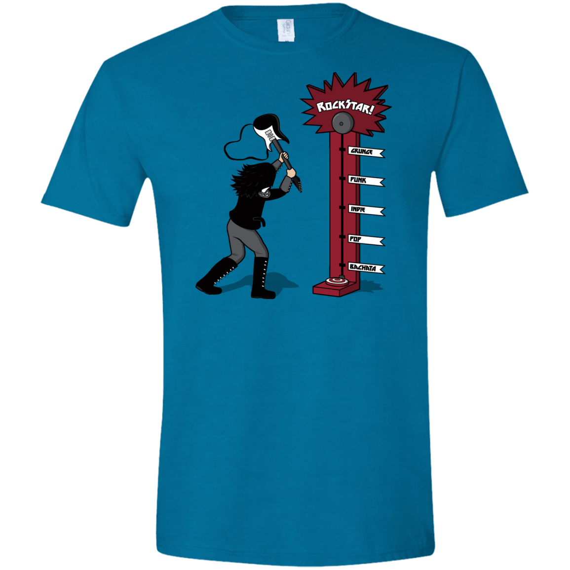 T-Shirts Antique Sapphire / S Rockstar Men's Semi-Fitted Softstyle