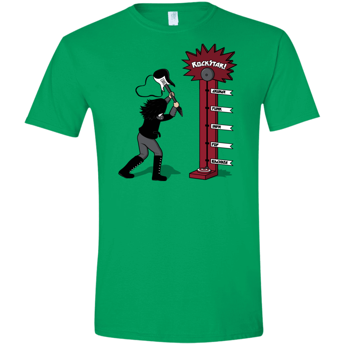 T-Shirts Irish Green / S Rockstar Men's Semi-Fitted Softstyle