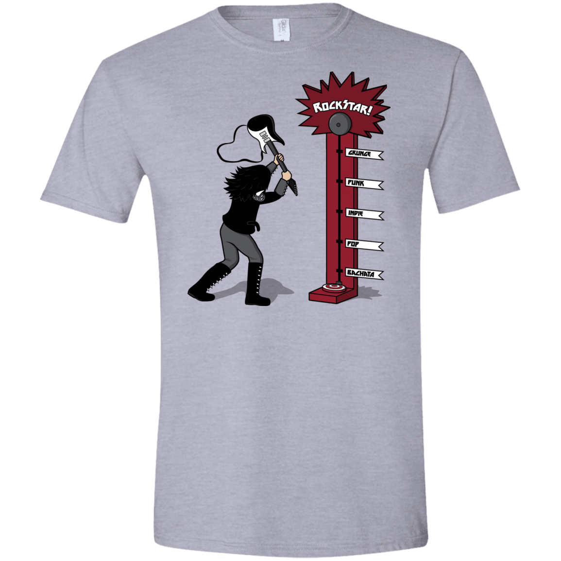 T-Shirts Sport Grey / X-Small Rockstar Men's Semi-Fitted Softstyle