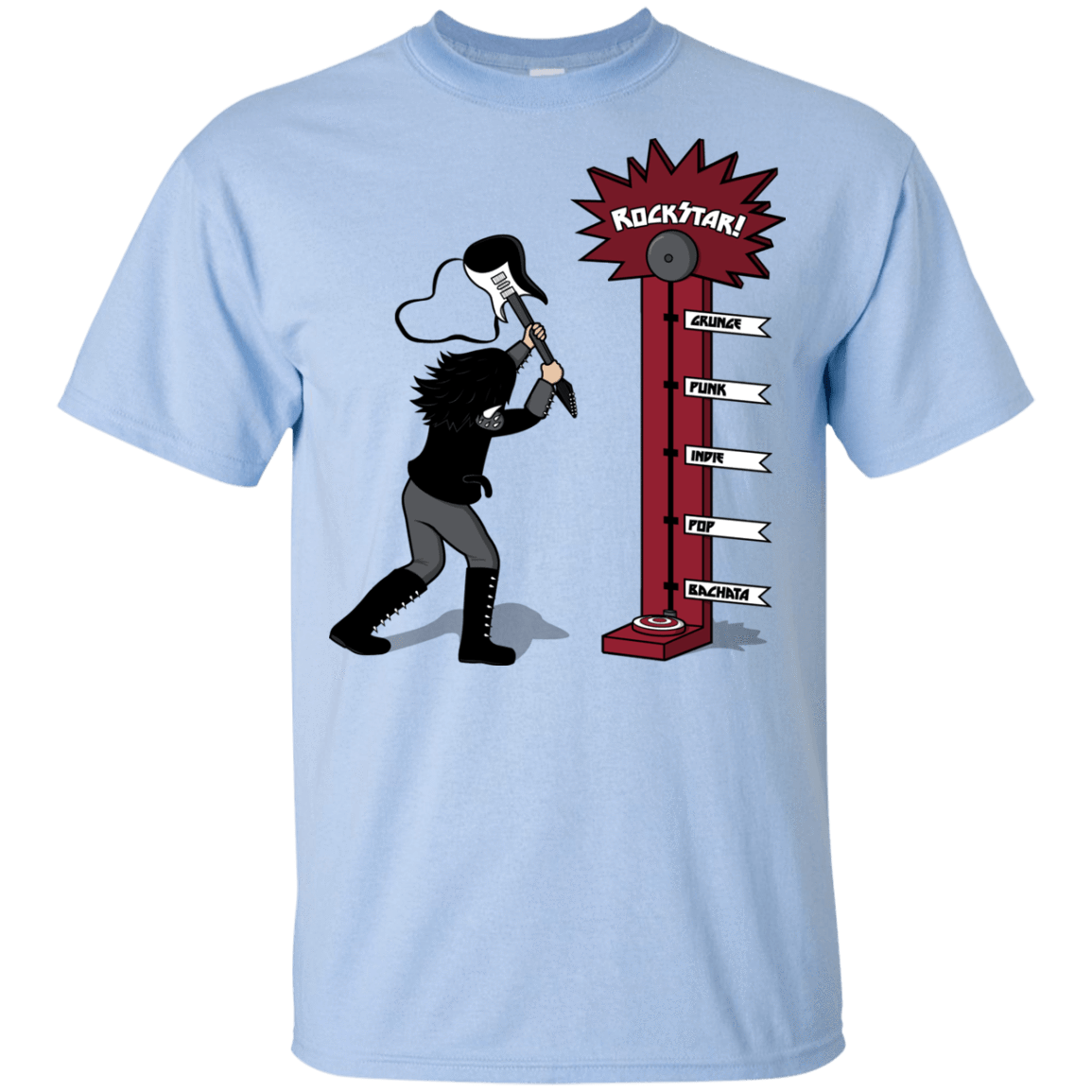 T-Shirts Light Blue / YXS Rockstar Youth T-Shirt