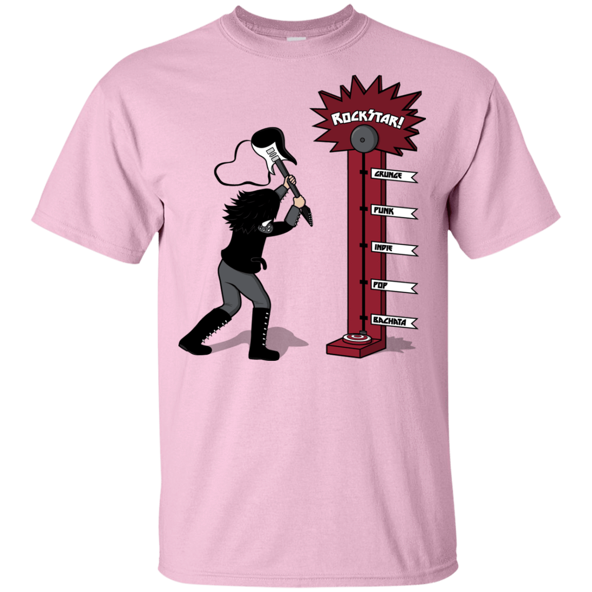 T-Shirts Light Pink / YXS Rockstar Youth T-Shirt