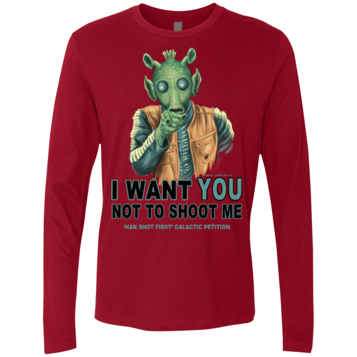 T-Shirts Cardinal / Small Rodian Petition Men's Premium Long Sleeve