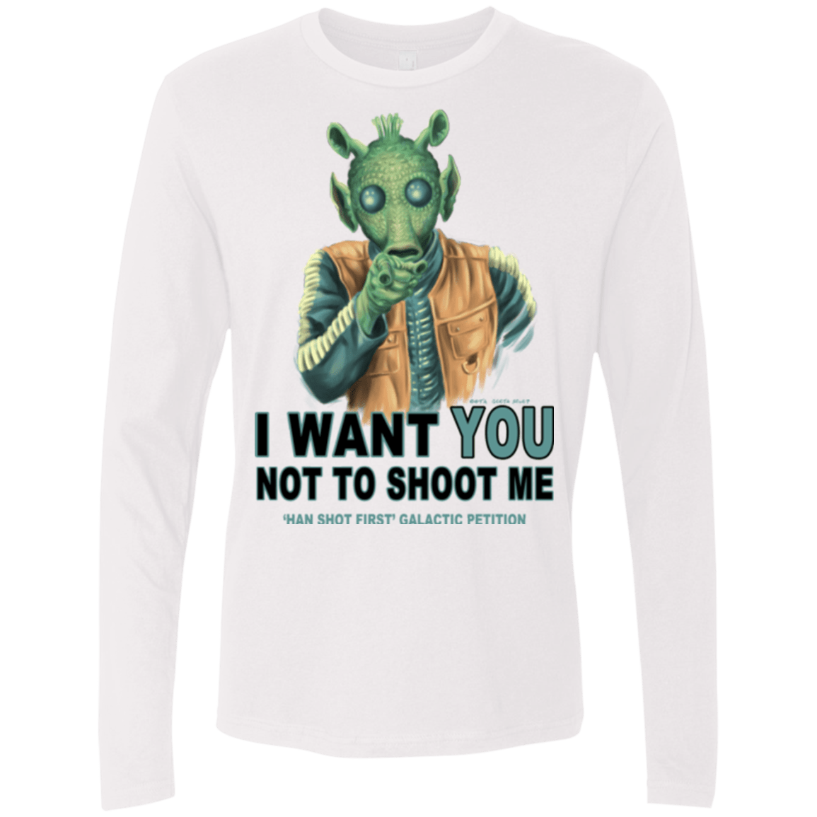 T-Shirts White / Small Rodian Petition Men's Premium Long Sleeve