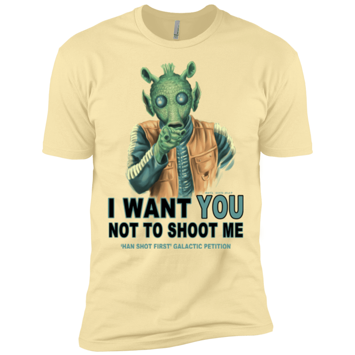 T-Shirts Banana Cream / X-Small Rodian Petition Men's Premium T-Shirt