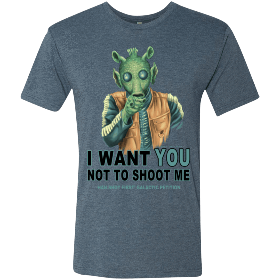 T-Shirts Indigo / Small Rodian Petition Men's Triblend T-Shirt