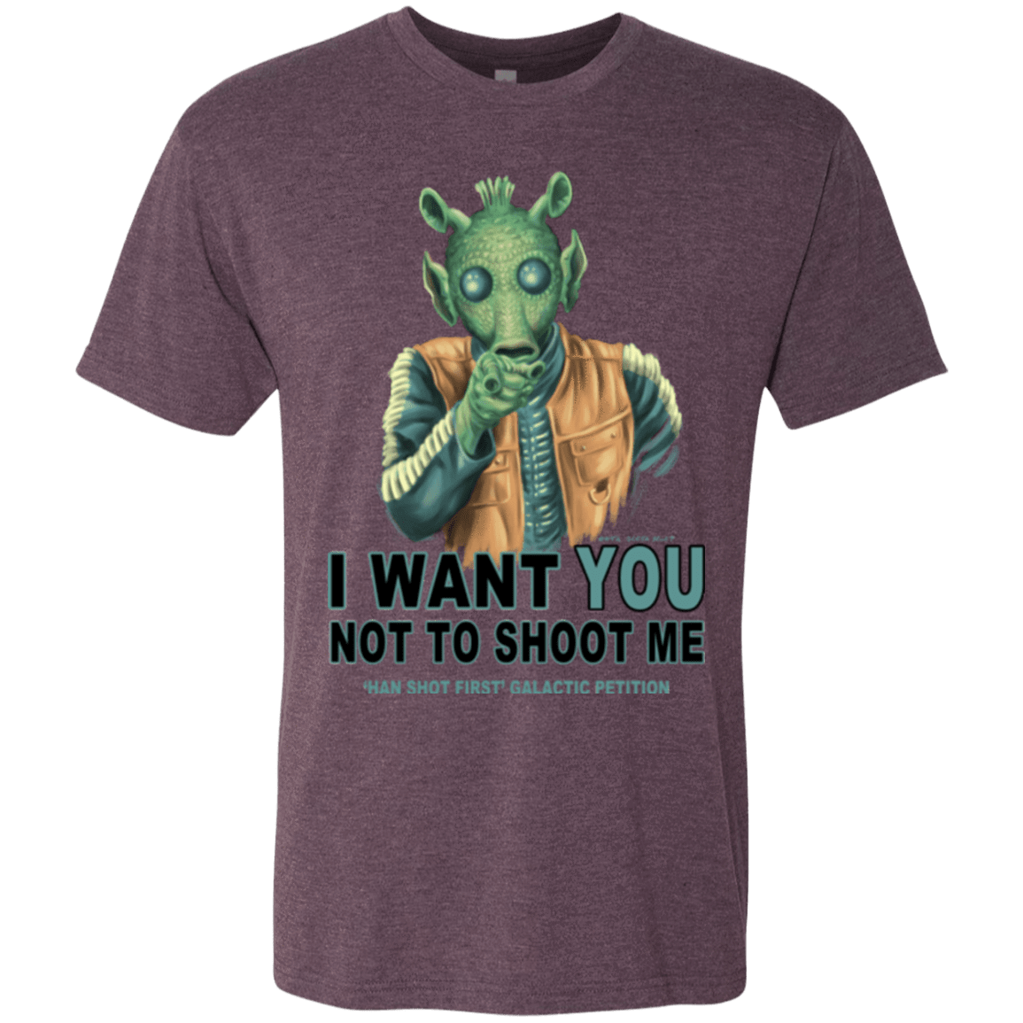 T-Shirts Vintage Purple / Small Rodian Petition Men's Triblend T-Shirt