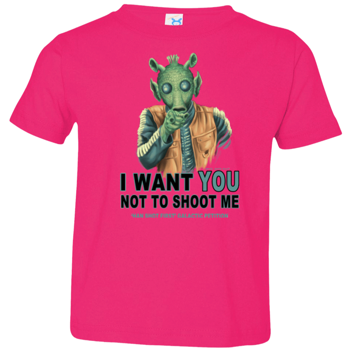 T-Shirts Hot Pink / 2T Rodian Petition Toddler Premium T-Shirt