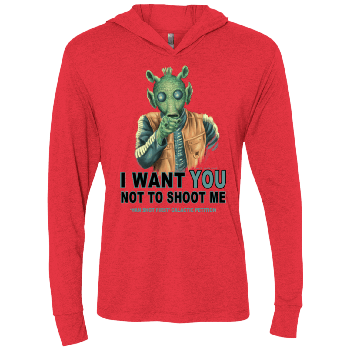 T-Shirts Vintage Red / X-Small Rodian Petition Triblend Long Sleeve Hoodie Tee