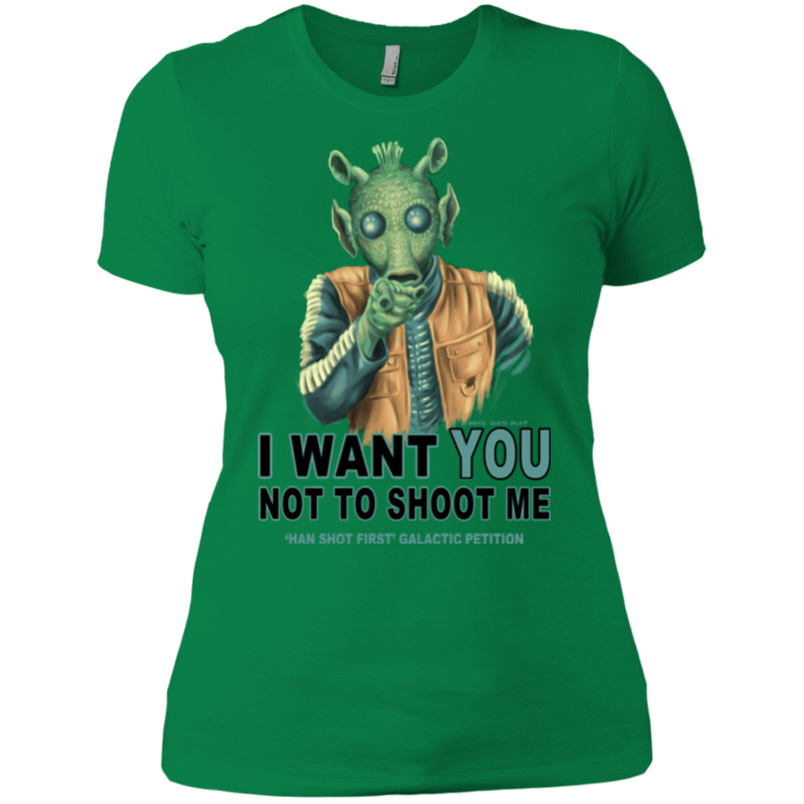 T-Shirts Kelly Green / X-Small Rodian Petition Women's Premium T-Shirt