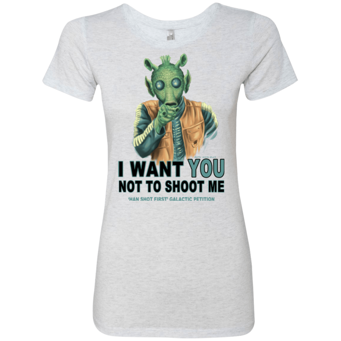 T-Shirts Heather White / Small Rodian Petition Women's Triblend T-Shirt