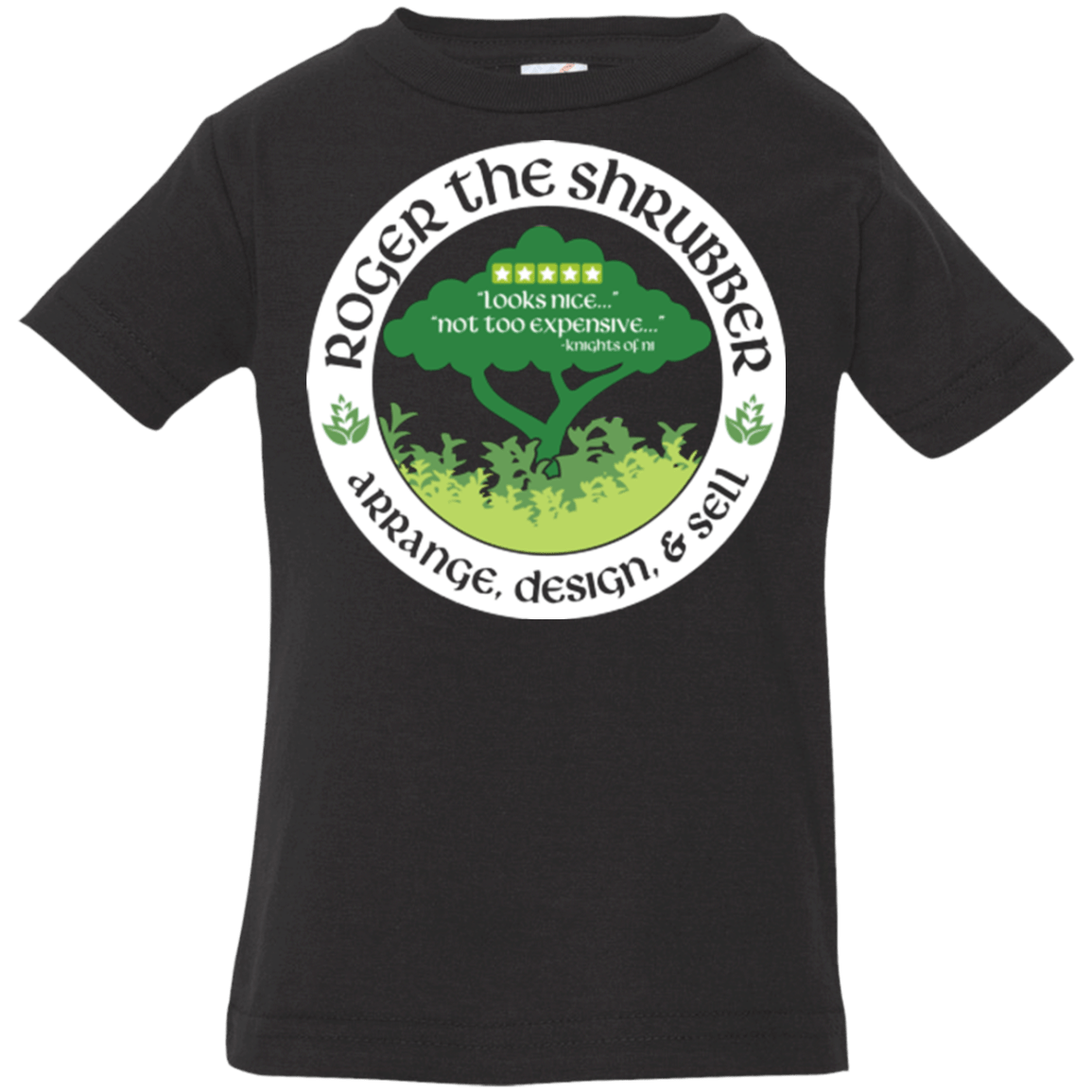 T-Shirts Black / 6 Months Roger Infant Premium T-Shirt