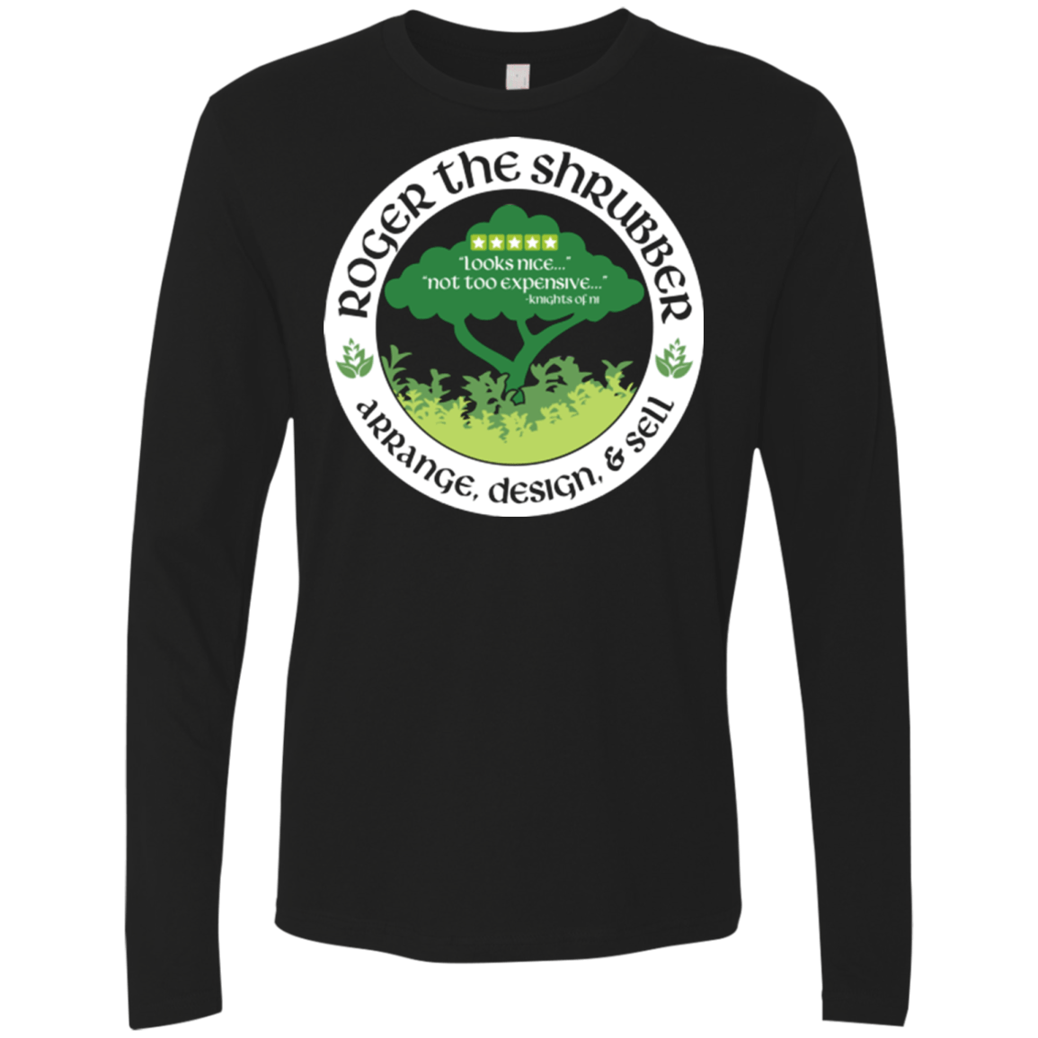 T-Shirts Black / Small Roger Men's Premium Long Sleeve