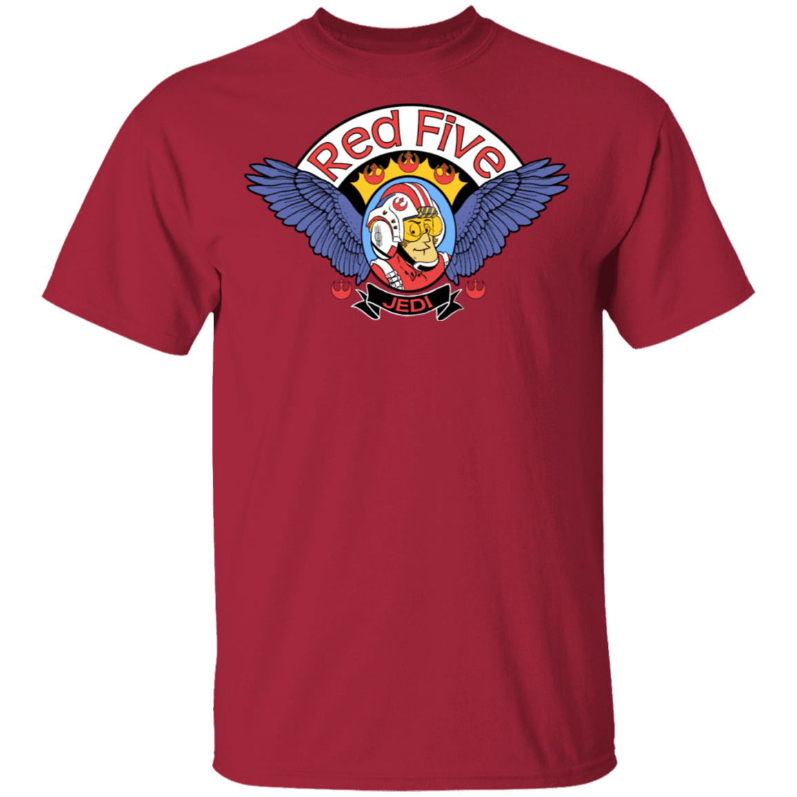 T-Shirts Cardinal / S Roger Red Five Xwing T-Shirt