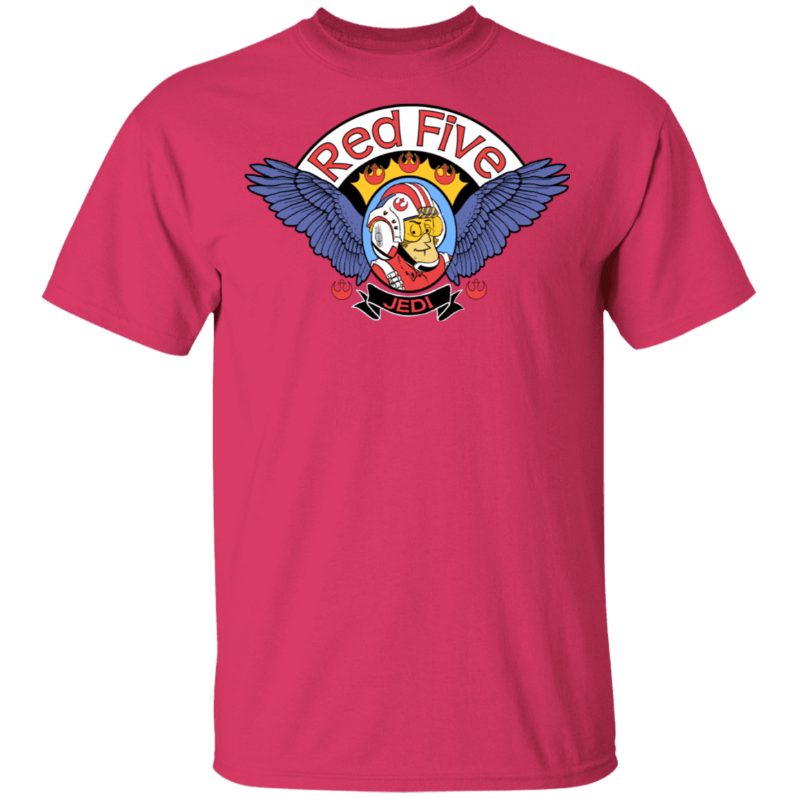 T-Shirts Heliconia / S Roger Red Five Xwing T-Shirt