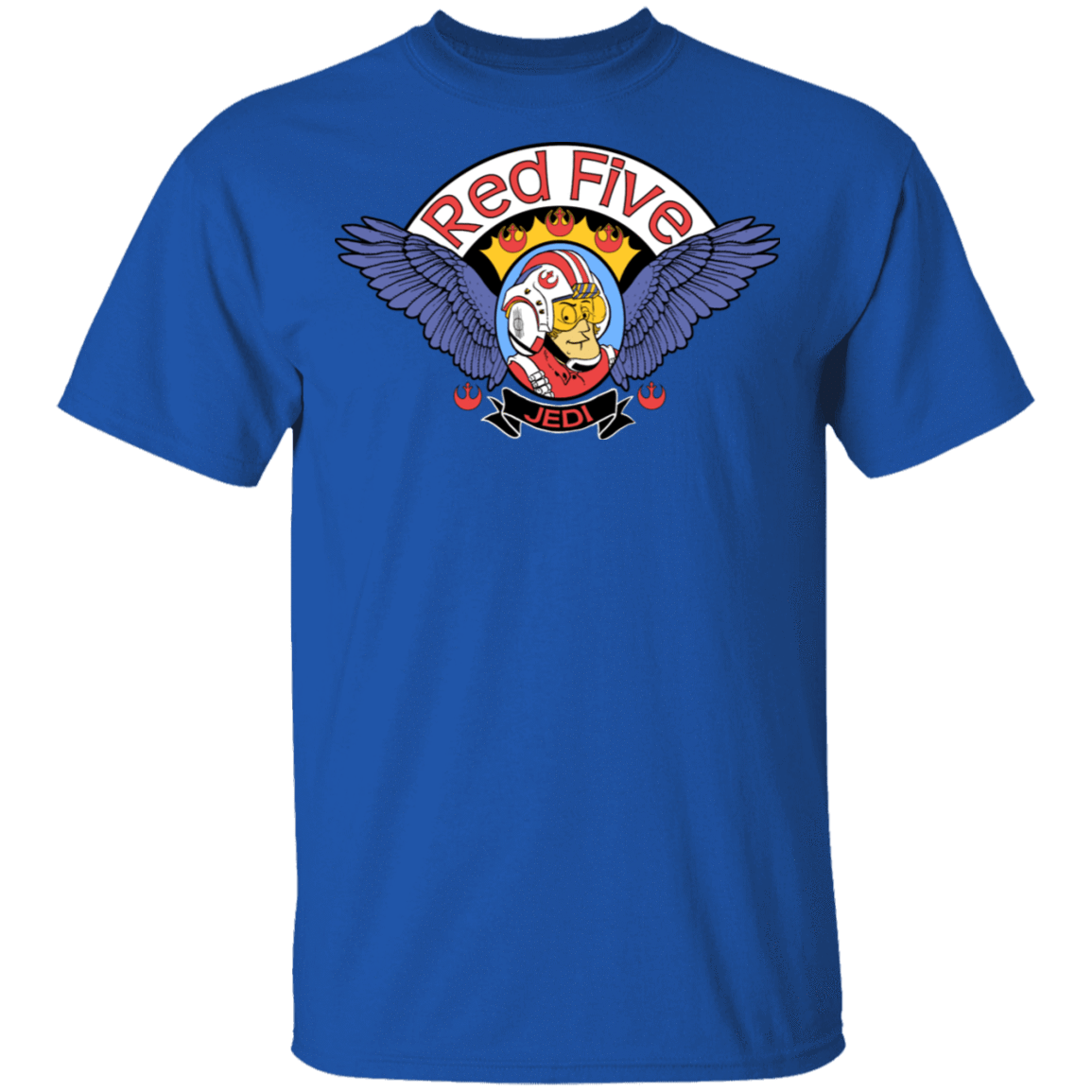 T-Shirts Royal / S Roger Red Five Xwing T-Shirt