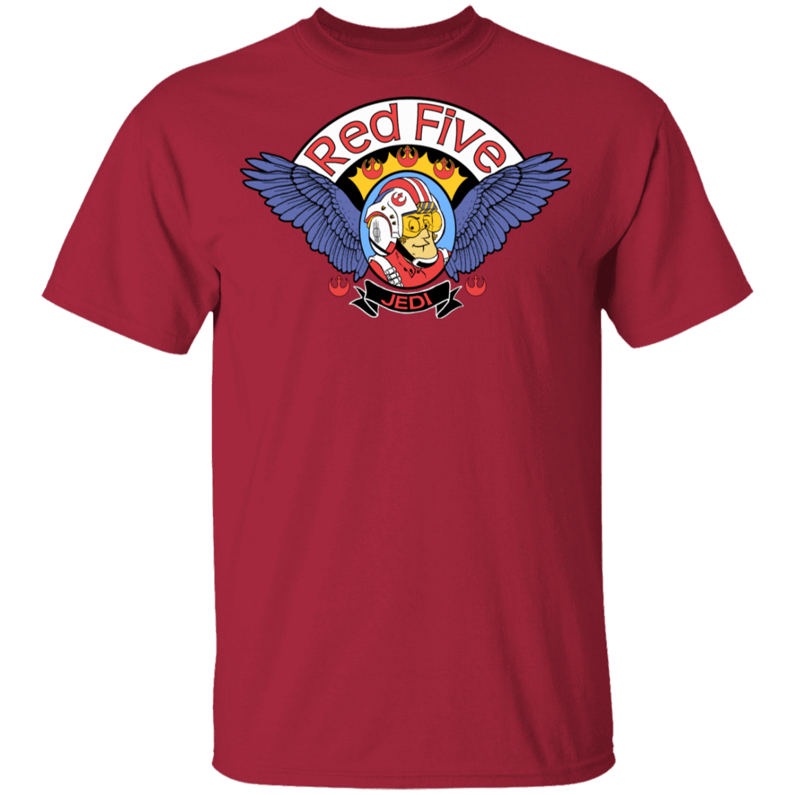 T-Shirts Cardinal / YXS Roger Red Five Xwing Youth T-Shirt