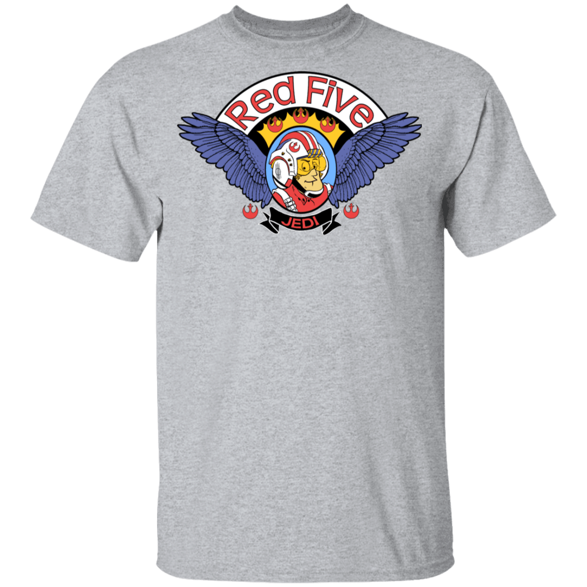 T-Shirts Sport Grey / YXS Roger Red Five Xwing Youth T-Shirt