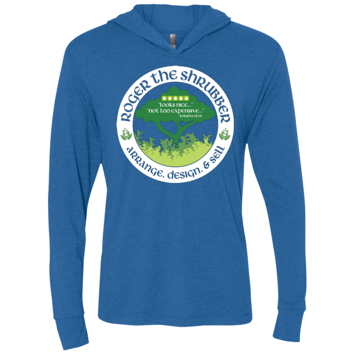 T-Shirts Vintage Royal / X-Small Roger Triblend Long Sleeve Hoodie Tee