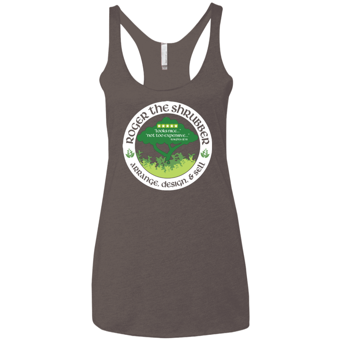T-Shirts Macchiato / X-Small Roger Women's Triblend Racerback Tank