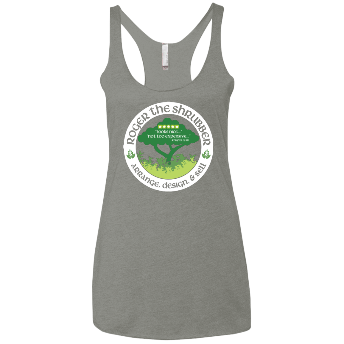 T-Shirts Venetian Grey / X-Small Roger Women's Triblend Racerback Tank