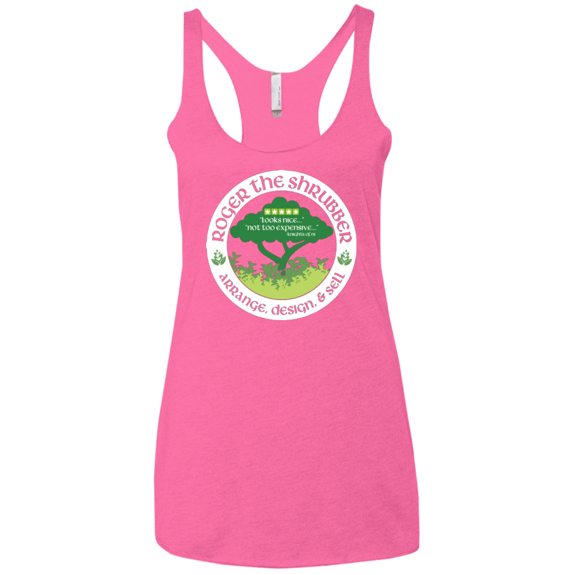 T-Shirts Vintage Pink / X-Small Roger Women's Triblend Racerback Tank