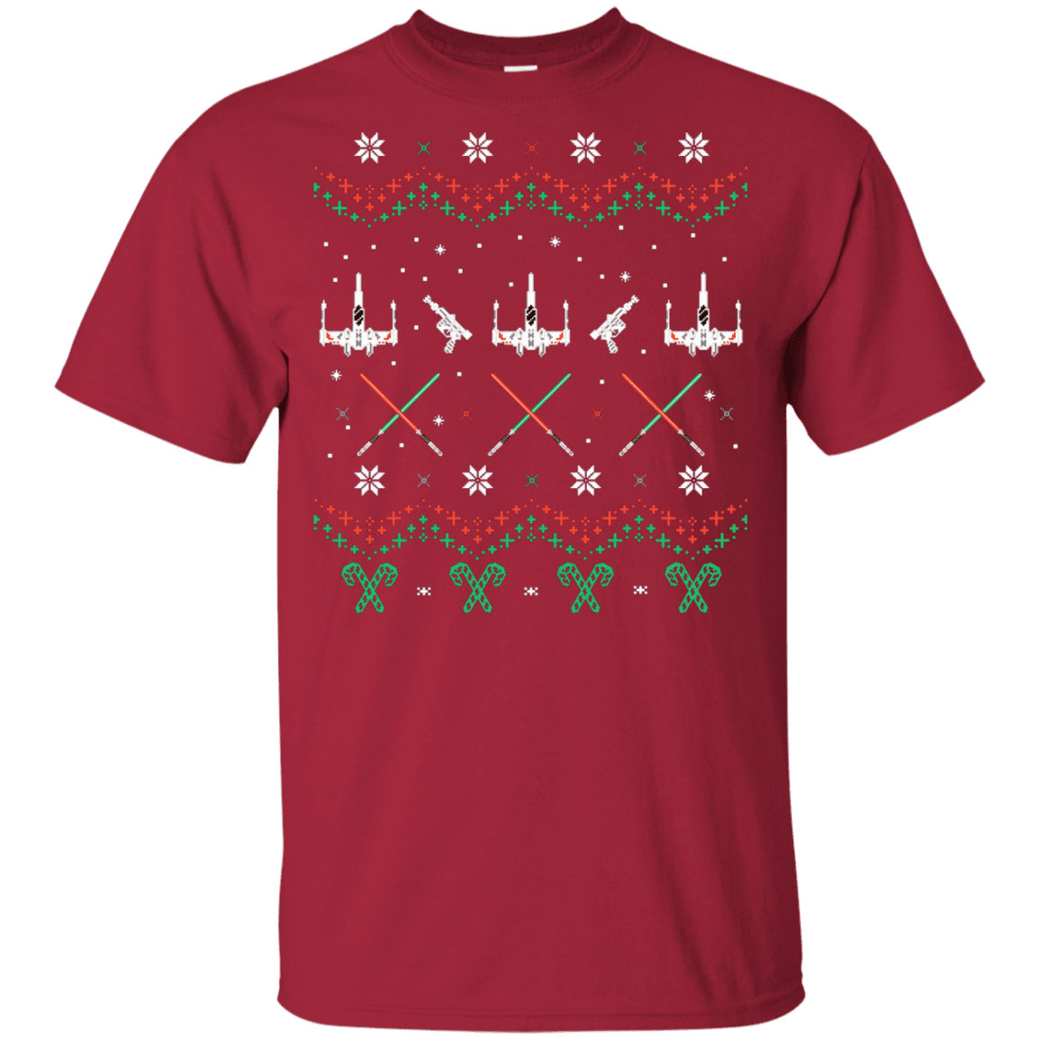 T-Shirts Cardinal / YXS Rogue Christmas Youth T-Shirt
